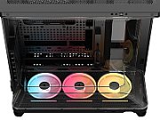 AIR 5400 LX-R RGB LINK, Triple Chamber, Panoramic Glass, Mid-Tower, Negru