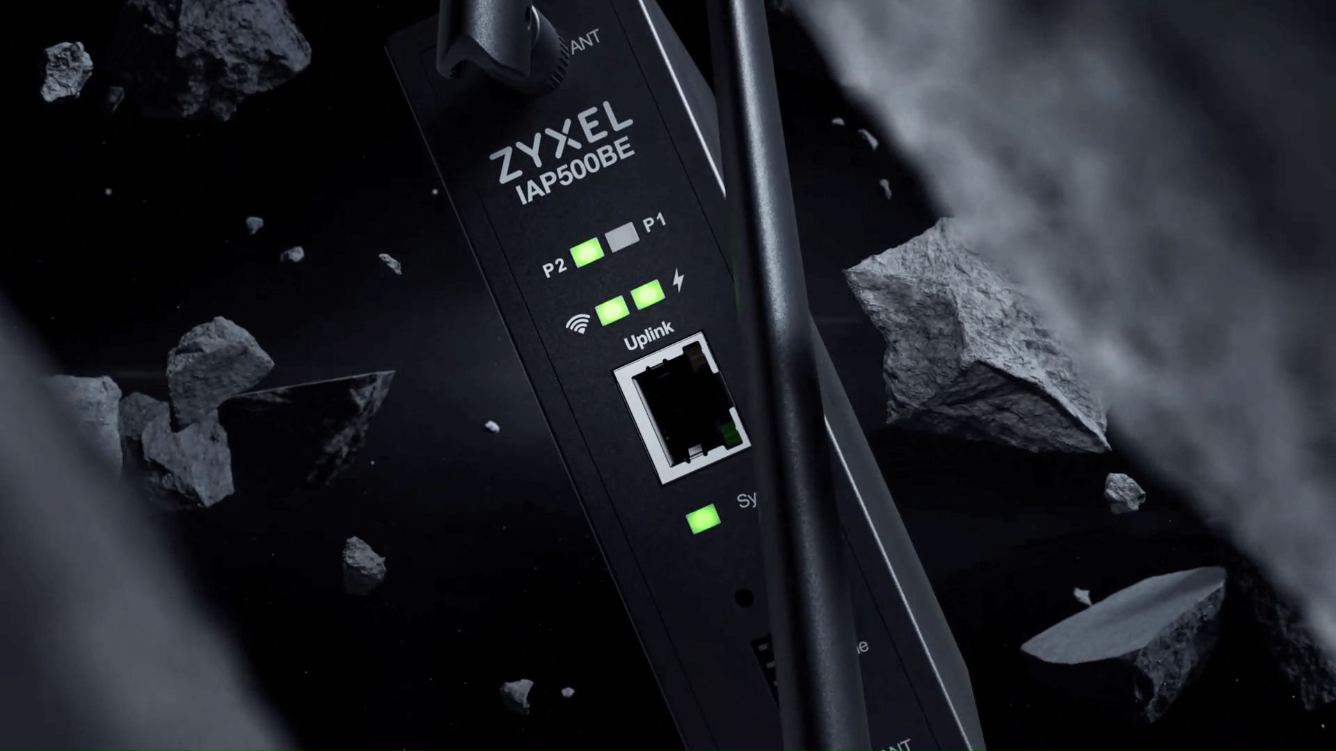 Access Point Wi-Fi 7 Zyxel IAP500BE-EU0101F BE5000  Dual Radio 2x2 MU-MIMO  PoE+ (802.3at)  Industrial AP  montaż DIN Rail   Standalone/Nebula Cloud Managed