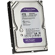HDD Video Surveillance WD Purple 4TB CMR, 3.5'', 256MB, SATA, TBW: 180
