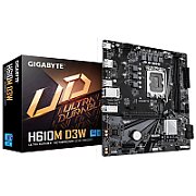 H610M D3W, DDR5, LGA1700, mATX, Negru