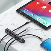 Vention 5 Ports Desktop Cable Manager Black