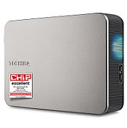 HDD Extern TOSHIBA CANVIO Flex 4TB, 2.5 , USB 3.2 Gen1 (5Gbit/s), includes USB-A and USB-C cables, Warm Silver, 212g