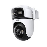 CAMERA IP TP-LINK, wireless, cube, pt. exterior, obiectiv dual si functie pan/tilt, dist. IR 9 m, tip lentila fixa 4 mm, 2 x 2K 3 Mpx, microfon, carcasa metalica, slot SD card,  Tapo C545D  (timbru verde 0.8 lei)