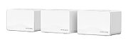 MESH MERCUSYS wireless, Wi-Fi 7 BE3600 Dual-Band, 3600 Mbps, 3 1 Gbps Ports WAN/LAN,2.4 GHz|5 GHz,antena int x 4, standard 802.11be  Halo H25BE(3-pack)  (timbru verde 2 lei)