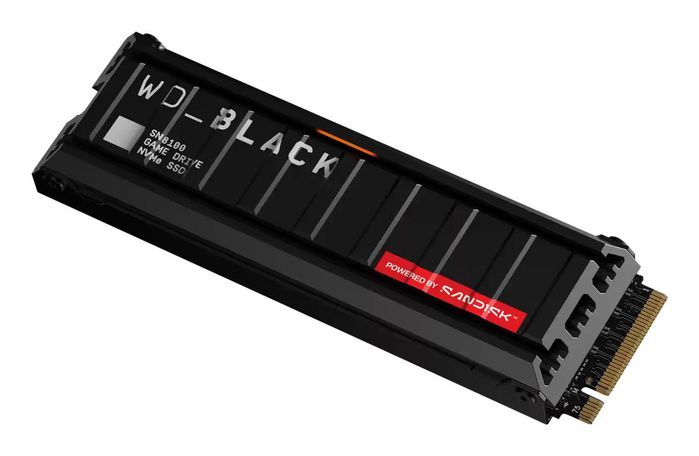 SSD WD_BLACK SN8100 HeatSink 8TB M.2 2280 PCIe Gen5 x4 NVMe, Read/Write: 14900/13200 MBps, IOPS 2200K/2400K, TBW: 4800, powered by SanDisk