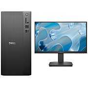 Desktop PC Dell Tower ECT1250, Intel Core i7-14700 (20 C / 28 T, 2.1 GHz - 5.4 GHz, 33 MB cache), 16 GB RAM, 1 TB SSD, Fara unitate optica, nVidia GeForce RTX 5060 8 GB, 360 W Platinum, Windows 11 Pro