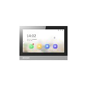 Monitor videointerfon WIFI 7  Hikvision DS-KH8350-WTE1/EU ecran colorful TFT 7 , rezolutie ecran 1024 × 600 Conectivitate: Retea wireless: Wi-Fi 802.11b/g/n 1 RJ-45 10/100Mbps self-adaptive TCP/IP, SIP, RTSP microfon incorporat 8x intrare alarma Alimentare: IEEE802.3at, Standard PoE,12 VDC