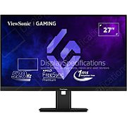 Monitor ViewSonic 27  XG2737, Diagonal (inch): 27, Diagonal (cm): 68, Aspect ratio: 16:9, Panel: IPS, Resolution: 1920x1080, Refresh Rate: 520Hz, Response time GtG: 1ms, Brightness (max): 400 cd/m², Contrast (static) : 1000:1, Contrast (dynamic): 80M:1, Viewing angle: 178/178, Color Gamut Type
