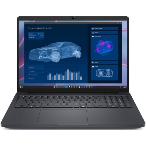 Laptop Dell Pro Max 16 MC16255, 16 inch 1920 x 1200, AMD AI 7 350 (8 C / 16 T, 2 GHz - 5 GHz, 8 MB + 16 MB cache), 32 GB LPDDR5X, 1 TB SSD, Nvidia RTX PRO 1000, Windows 11 Pro