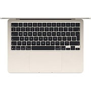 Laptop Apple MacBook Air 13, 13.6 inch 2560 x 1664, Apple M4 10-core (10 C / 10 T), 16 GB RAM, 256 GB SSD, Apple M4 8 - Core, Mac OS, Tastatura International, Auriu