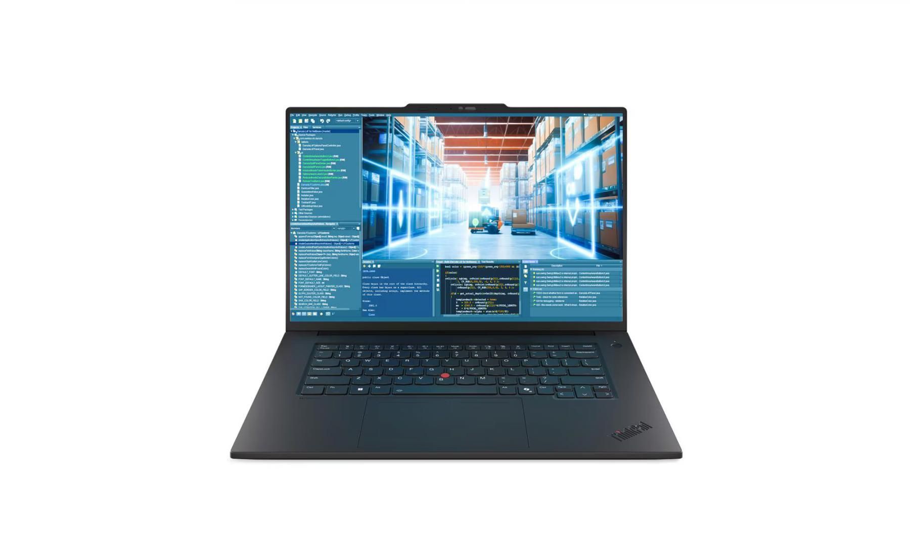 Laptop Lenovo ThinkPad T1g Gen 8 21TD0002RI, 16 inch 1920 x 1200, Intel Core ultra 7 255H (16 C / 26 T, 2.5 GHz - 5.1 GHz, 24 MB cache, 28 W), 32 GB LPDDR5X, 1 TB SSD, Nvidia GeForce RTX 5060, Windows 11 Pro, Tastatura English (EU), Black