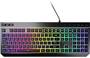 Tastatură office cu iluminare * Mod: USB cu fir * Număr tastă: 104 * Material: ABS * Culoare: Negru * Layout: SUA * Tip interfață: USB * Dimensiune: 438*126*26 mm * Compatibil cu Windows 2000/XP/Vista/Windows7/8/10/Mac
