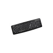 Tastatură wireless 2.4G Tastatură: cu rând independent de taste multimedia Mod: 2.4G Număr taste: 104 + 9 taste rapide Material: ABS Culoare: Negru Chipset: Huntersun Aspect: Orice aspect disponibil Tip interfață: USB Dimensiune: 442*152*25mm  440g Baterie: 1*AAA (nu este inclusă) Compatibilă cu