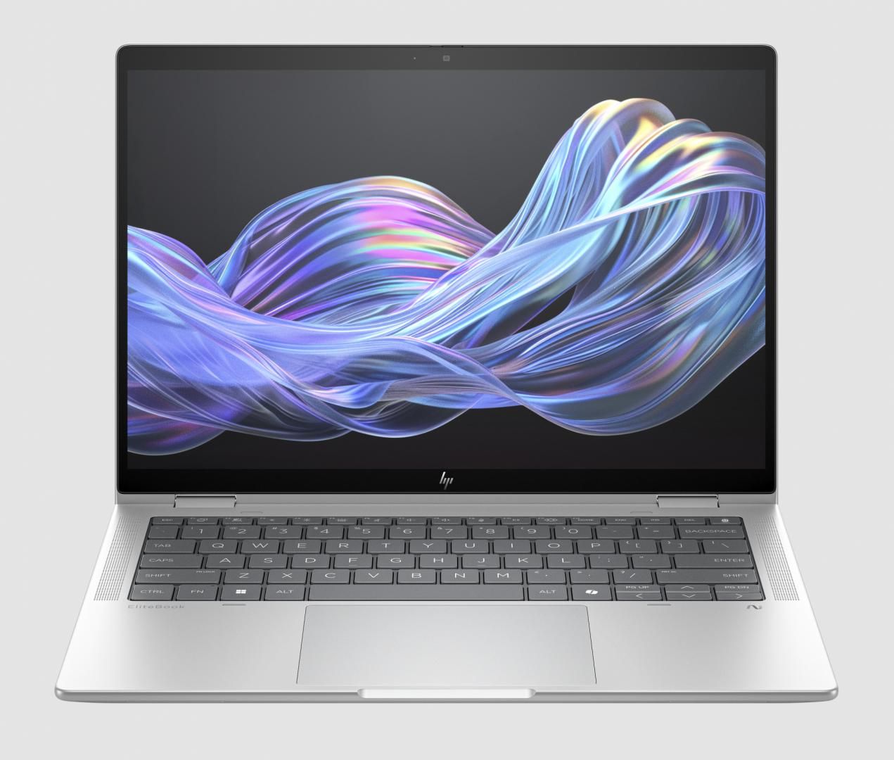 Laptop HP EliteBook X Flip G1i, 14 inch 1920 x 1200 Touchscreen, Intel Core Ultra 5 - 226V (8 C / 8 T, 2.2 GHz - 4.5 GHz, 8 MB cache, 12 W), 16 GB LPDDR5x, 1 TB SSD, Intel Arc Graphics 140V, Windows 11 Pro, Tastatura International, Argintiu
