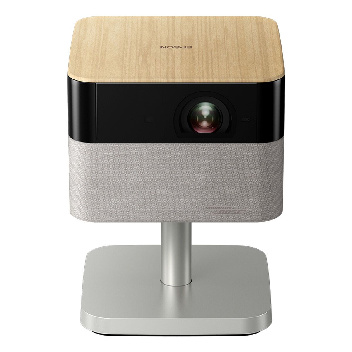 Videoproiector inteligent portabil Epson Lifestudio Flex EF-72,1000 lumeni, 5.000.000:1,Sound by Bose,GoogleTV, stejar