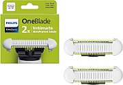 Lame de schimb PHILIPS OneBlade Intimate, unisex, 2 bucăți