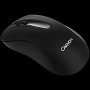 CANYON MW2 2.4GHz wireles Optical Mouse with 3 buttons, DPI 1200, Black, 108*65*38mm, 0.066kg