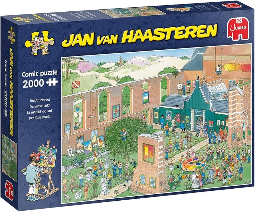 RESIGILAT: Jumbo Jan van Haasteren Der Kunstmarkt 2000 Teile Puzzle (20023)