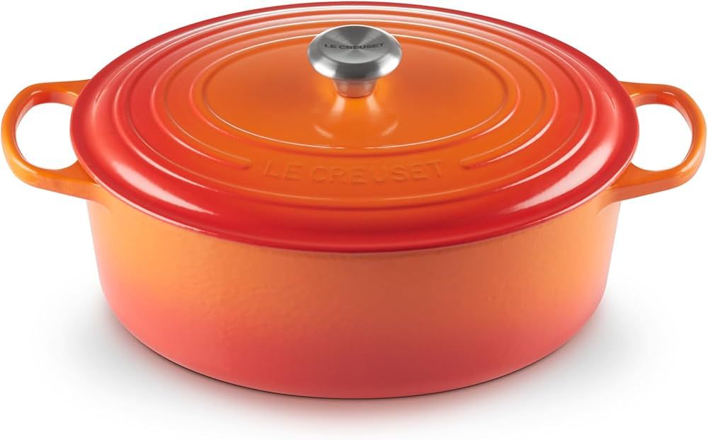 RESIGILAT: Le Creuset Signature Roaster oval 33cm oven red (21178330902430)