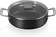 RESIGILAT: Le Creuset Toughened Non-Stick NonStick Sauteuse with Glass Lid 28cm (51113280010500)