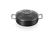 RESIGILAT: Le Creuset Toughened Non-Stick NonStick Sauteuse with Glass Lid 28cm (51113280010500)