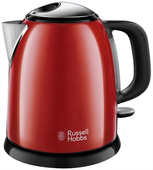 RESIGILAT: Russell Hobbs Kettle Colours Plus + Mini Flame 1l red 24992-70 2499270 (24992-70)