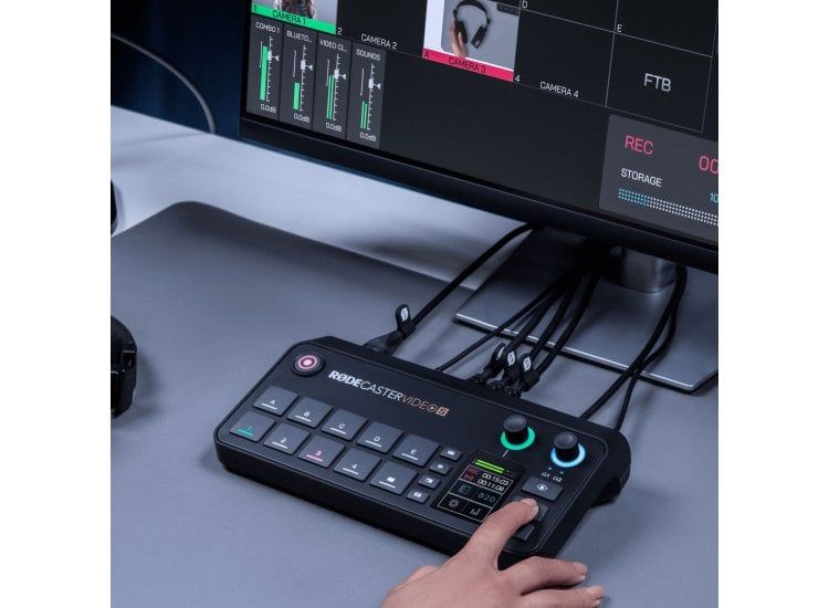 RODECaster Video S - video and audio production console  black