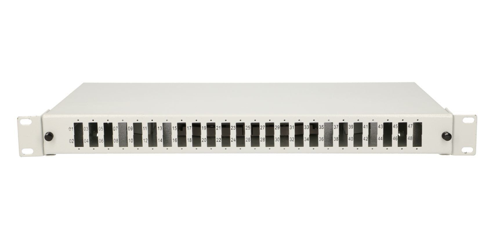Extralink 48 CORE (24 SC DUPLEX) FIBER OPTIC PATCH PANEL GRAY DUPLEX HOLES - Glasfaser (LWL) - Duplex Placă conexiuni