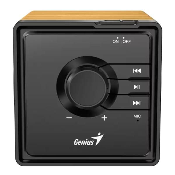 BOXA GENIUS portabila bluetooth, RMS: 6W, 1800mAh, incarc. 2.5h, autonomie 6 ore, pine wood, SP-916BT ,  31730052400  (timbru verde 0.8 lei)x