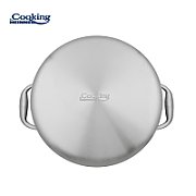 SEMIOALA INOX+CAPAC STICLA 20x10CM, 2.8L, ATOMIC3, COOKING BY HEINNER
