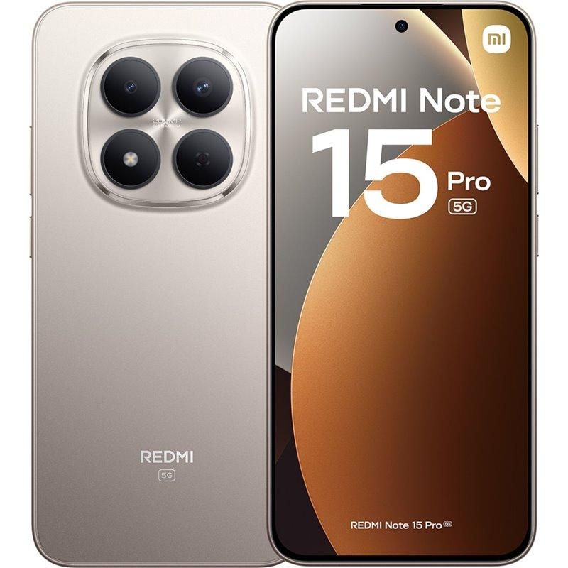 Xiaomi Redmi Note 15 Pro 5G Dual Sim 8+256GB titanium gold