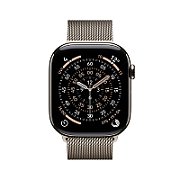 Apple Watch S11 Cellular 42mm Natural Titanium Case with Natural Milanese Loop