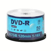 FIESTA DVD-R 4,7GB 16X FULL SURFACE WHITE INKJET PRINTABLE SP*50 45817