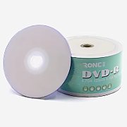 FIESTA DVD-R 4,7GB 16X FULL SURFACE WHITE INKJET PRINTABLE SP*50 45817