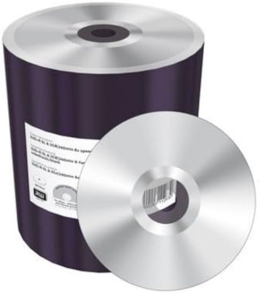 MediaRange DVD+R Double Layer 8.5GB|240min 8x speed, silver, unprinted/blank,Shrink 100
