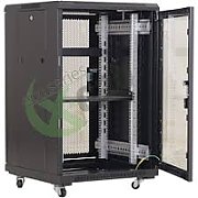 Set doua organizatoare verticale de cabluri pentru Rack 22U, Eco Xcab
