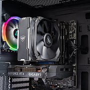 Desktop PC Spacer Warlord, Intel Core i5-12400F (6 C / 12 T, 2.5 GHz - 4.40 GHz, 18 MB cache), 16 GB RAM, 512 GB SSD, Fara unitate optica, nVidia GeForce RTX 3060 12 GB, Fara sistem de operare