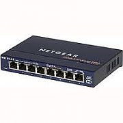 NetGear NETGEAR GS108GE Netgear ProSafe 8-Port Gigabit Desktop Switch Metal (GS108GE)