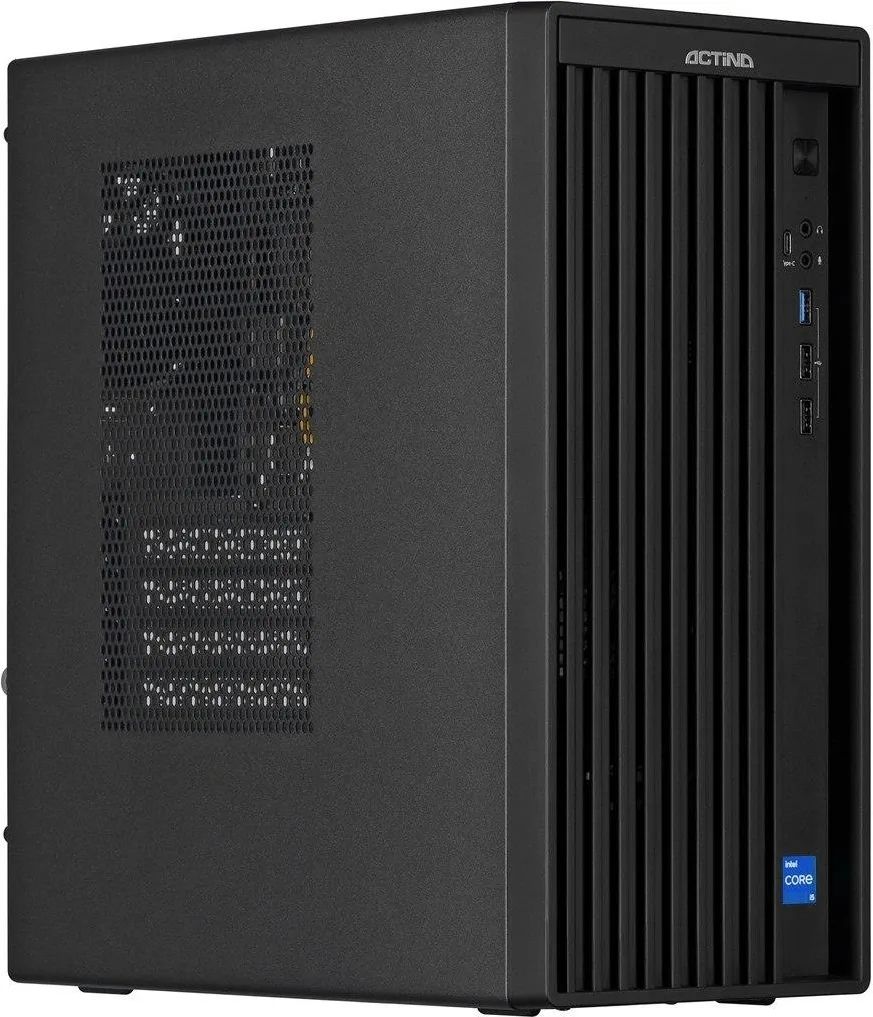 Desktop PC Actina KOMAAAPIM0357, Intel Core Ultra 5 - 225 (10 C / 10 T, 2.7 GHz - 4.9 GHz), 16 GB RAM, 500 GB SSD, Fara unitate optica, Intel Graphics, 350 W, Windows 11 Home