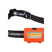 Lanterna LED frontala Ledvance, 2.2W COB, 100 lm, lumina rece (6500K), 4moduri de iluminare (100%-100lm, 30%-30lm), 3xAAA(neincluse), IP22 ,Portocaliu/Negru