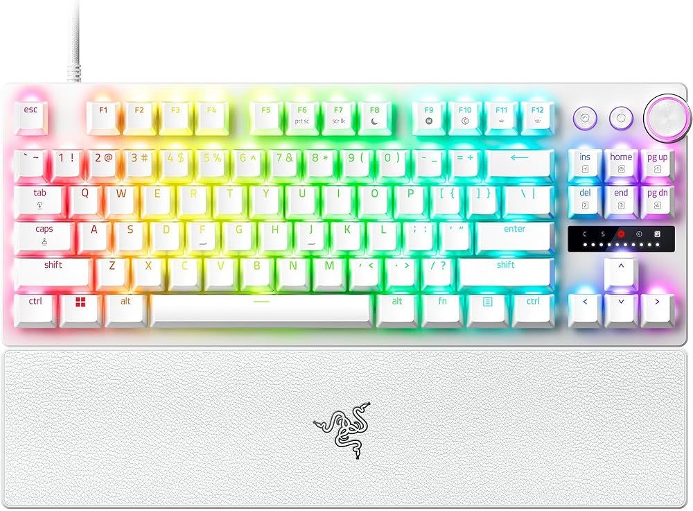 Tastatura mecanica Razer Huntsman V3 Pro Tenkeyless , iluminare Razer Chroma RGB, US layout, negru