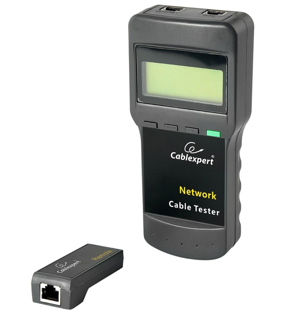 TESTER CABLU RETEA GEMBIRD pt. cablu UTP, STP, coaxial si de telefon: circuit deschis, scurtcircuit, conexiune inversa etc.,  NCT-31  (timbru verde 0.8 lei)