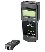 TESTER CABLU RETEA GEMBIRD pt. cablu UTP, STP, coaxial si de telefon: circuit deschis, scurtcircuit, conexiune inversa etc.,  NCT-31  (timbru verde 0.8 lei)