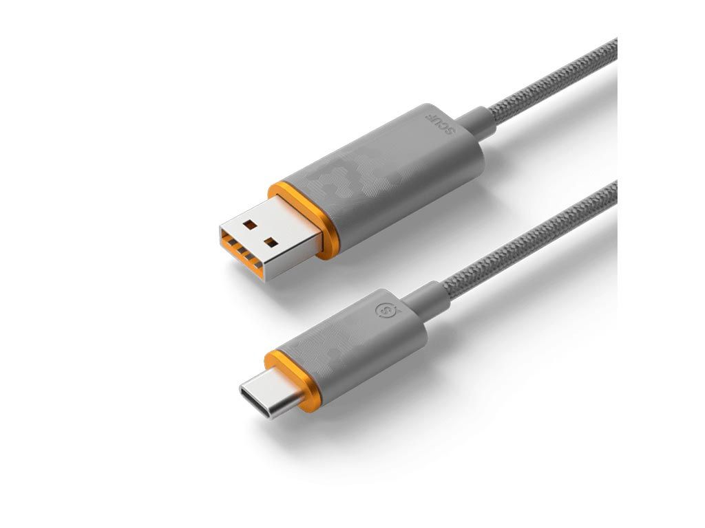 Cablu USB-C SCUF, 3.6m, Gri deschis