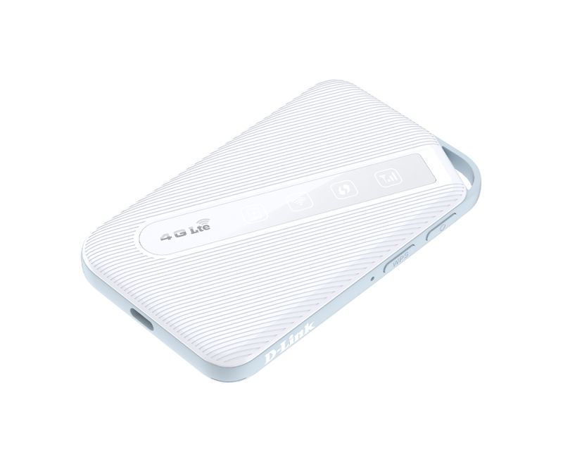 ROUTER D-LINK wireless. AX300, 4G LTE 150Mbps,baterie 3000mAh, slot SIM 4G/3G Wi-Fi 6, alb  DWR-932W  (timbru verde 0.8 lei)