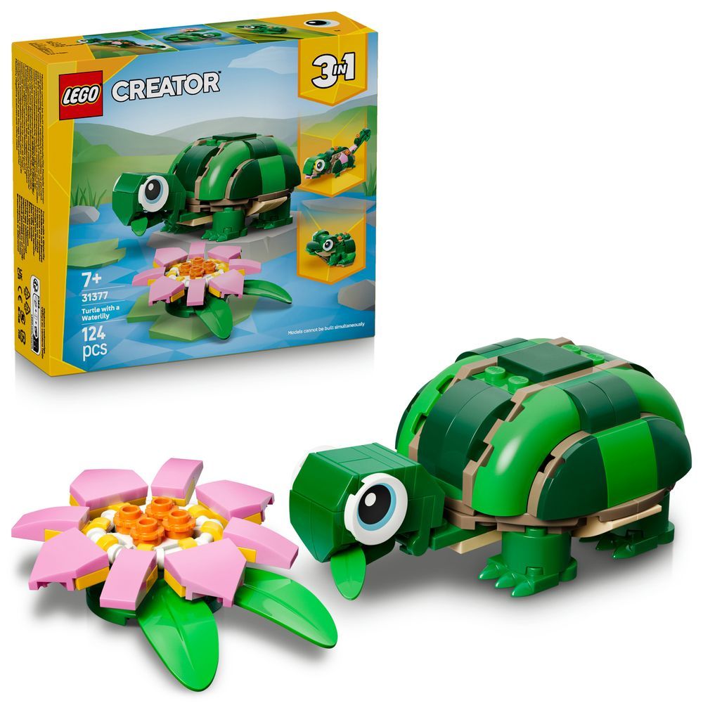BROASCA-TESTOASA CU O FLOARE DE NUFAR  LEGO31377