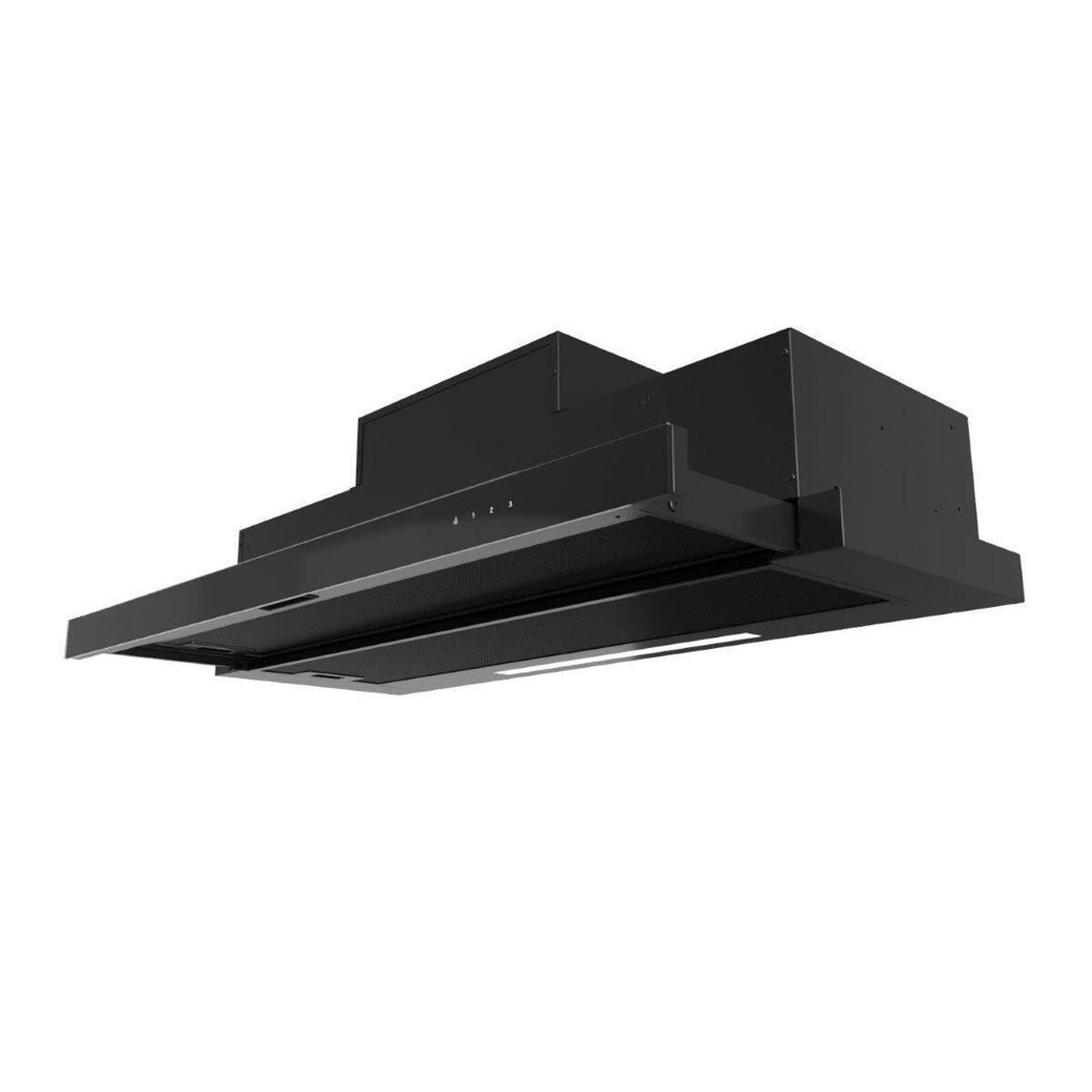 Telescopic hood MAAN Corona Touch Bis 60 635 m3/h  Black