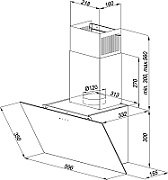 MAAN VERTICAL GLASS 60 BLACK