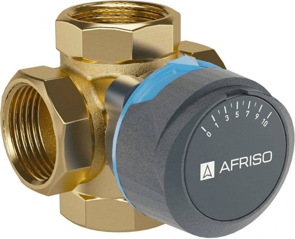 AFRISO 1348510 robinet de amestecare rotativ cu 4 căi ARV 485 ProClick, DN32, Rp1 1/4 , Kvs 16