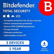 SW RET TOTAL SECURITY/1Y 3PC BITDEFENDER